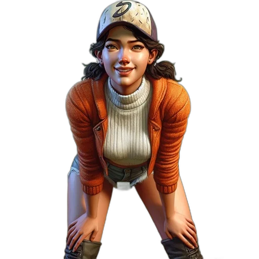 face, staff, hat, weapon transparent PNG cut-out