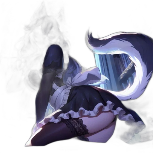 dragon, mask, staff, creature transparent PNG cut-out