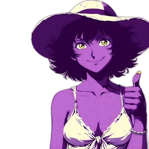 hat, staff, flower, umbrella transparent PNG cut-out