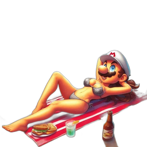 pixel art, concept art, vaporwave, 3d render transparent PNG cut-out