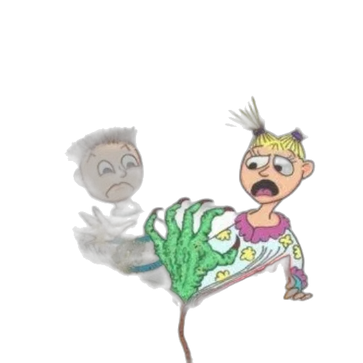 creature, hair, staff, concept art transparent PNG cut-out