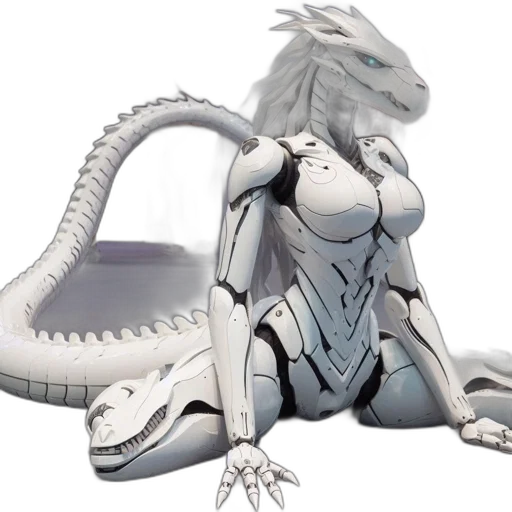 dragon, creature, concept art, 3d render transparent PNG cut-out