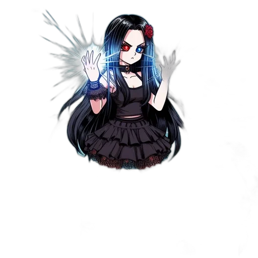 staff, weapon, dress, creature transparent PNG cut-out