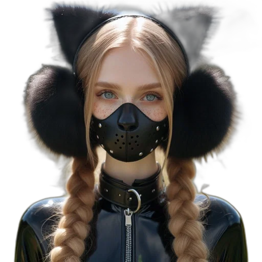 mask, face, animal, jacket transparent PNG cut-out