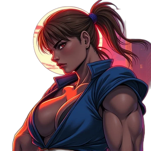 comic book art, concept art, anime, fantasy art transparent PNG cut-out