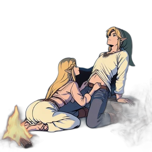 concept art, watercolor, comic book art, fantasy art transparent PNG cut-out