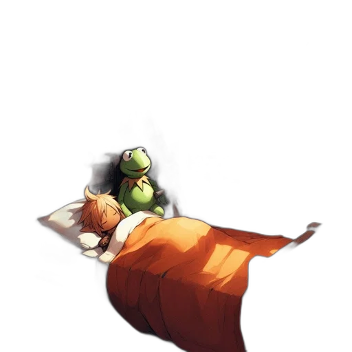 creature, staff, robot, hat transparent PNG cut-out