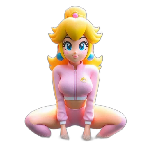 dress, crown, weapon, 3d render transparent PNG cut-out
