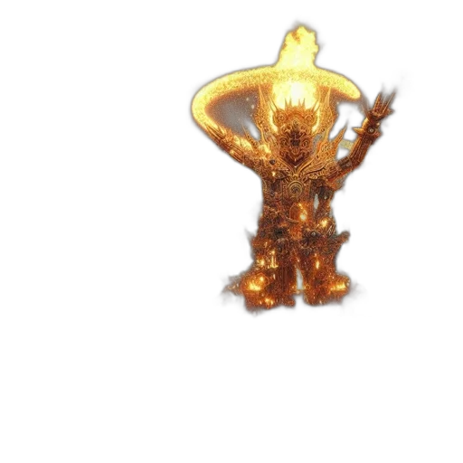 staff, robot, dragon, creature transparent PNG cut-out