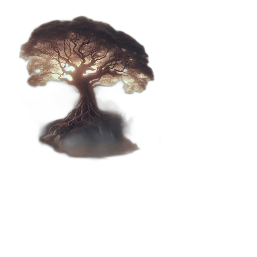 tree, crown, hair, creature transparent PNG cut-out