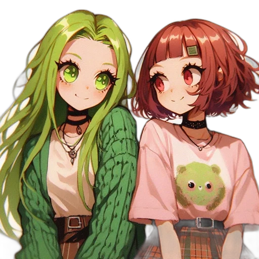 staff, hair, creature, jacket transparent PNG cut-out