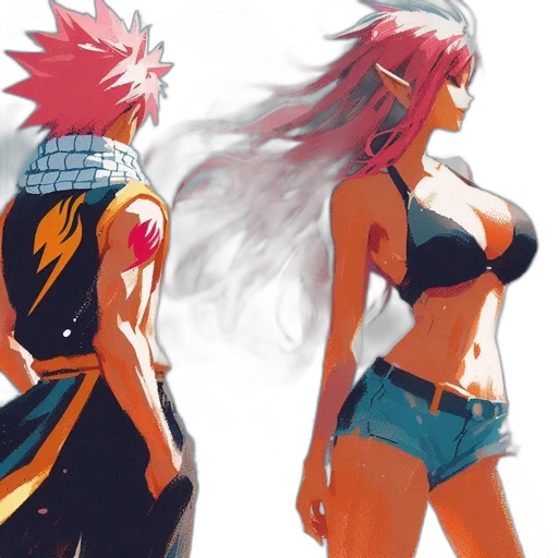 concept art, anime, fantasy art, comic book art transparent PNG cut-out