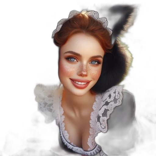face, dress, jewelry, crown transparent PNG cut-out