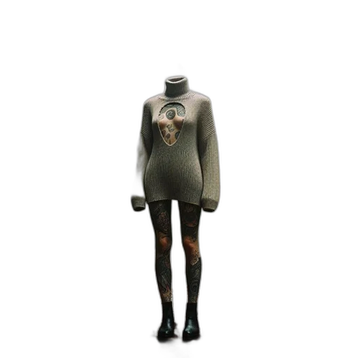 dress, jacket, robot, creature transparent PNG cut-out