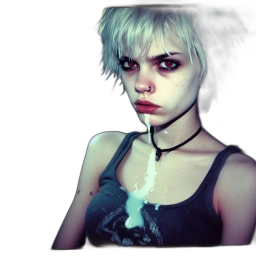 face, mask, concept art, photorealistic transparent PNG cut-out