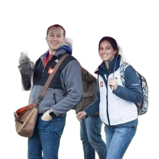 jacket, staff, umbrella, hat transparent PNG cut-out
