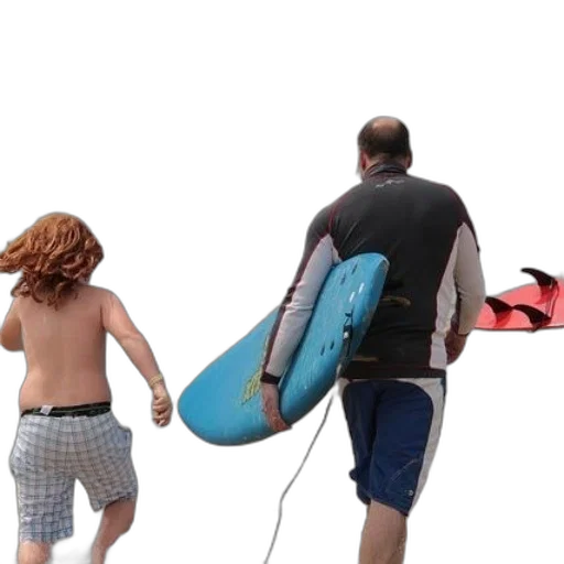 3d render, beach, underwater, man transparent PNG cut-out