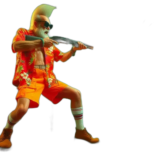 weapon, jacket, robot, mask transparent PNG cut-out