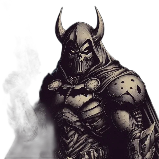 mask, concept art, fantasy art, comic book art transparent PNG cut-out