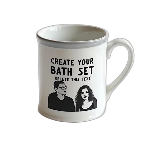 photorealistic, ceramic, mug, black transparent PNG cut-out