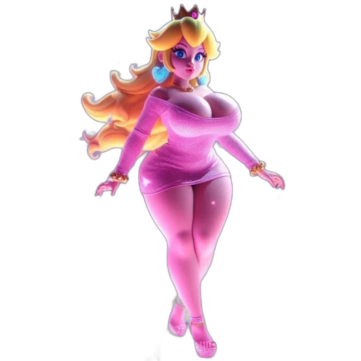 dress, crown, concept art, 3d render transparent PNG cut-out