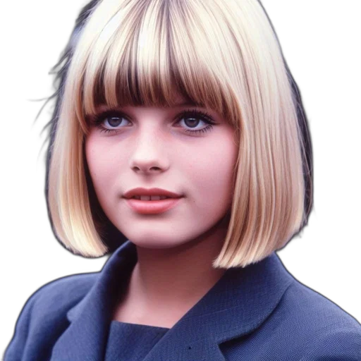 face, hair, jacket, hat transparent PNG cut-out