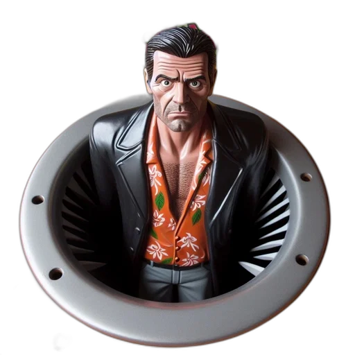 jacket, robot, comic book art, concept art transparent PNG cut-out