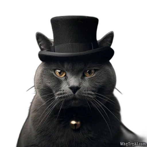 hat, animal, staff, photorealistic transparent PNG cut-out
