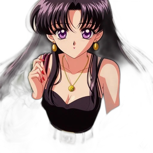 jewelry, anime, vaporwave, cartoon transparent PNG cut-out