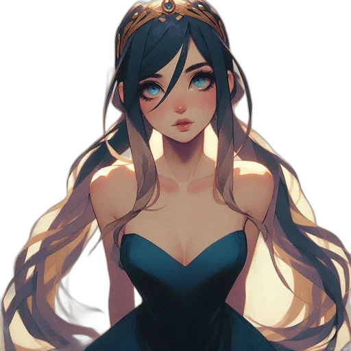 dress, crown, face, mask transparent PNG cut-out