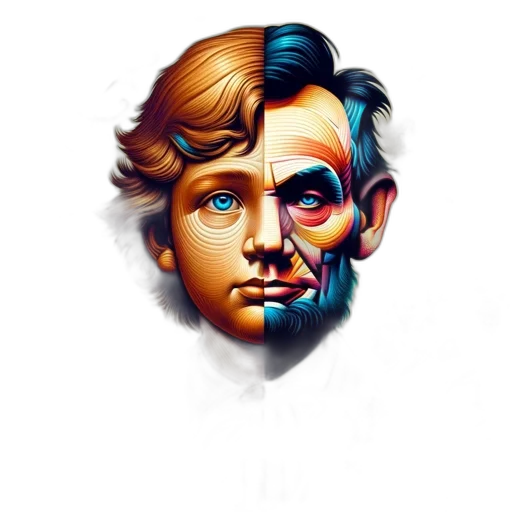 face, mask, comic book art, concept art transparent PNG cut-out