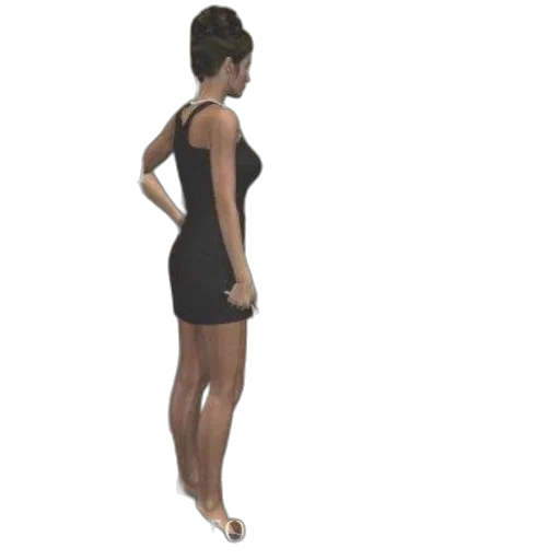 dress, 3d render, concept art, photorealistic transparent PNG cut-out