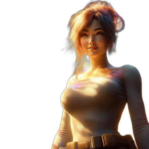 concept art, comic book art, 3d render, fantasy art transparent PNG cut-out