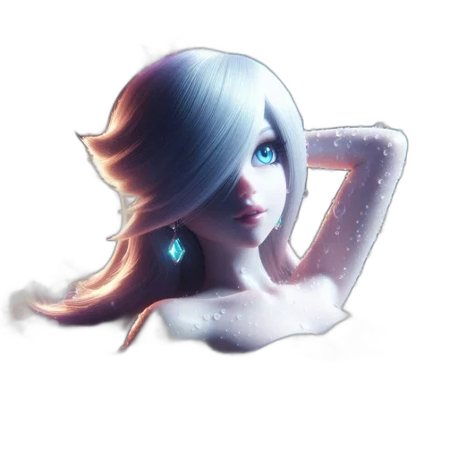 jewelry, hair, staff, face transparent PNG cut-out
