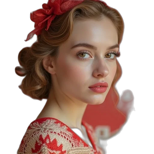 dress, face, crown, jewelry transparent PNG cut-out