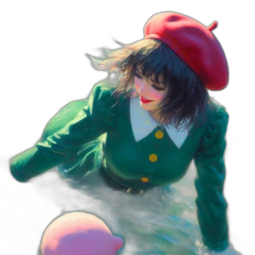 hat, jacket, creature, crown transparent PNG cut-out