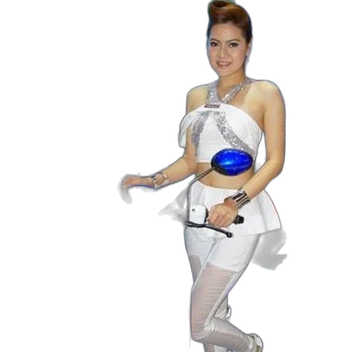 robot, dress, staff, jewelry transparent PNG cut-out