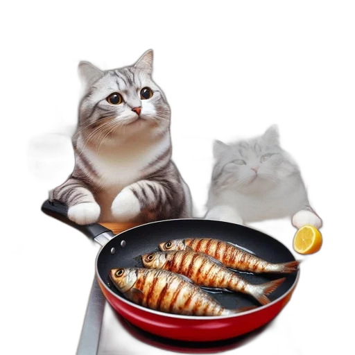 food, animal, creature, photorealistic transparent PNG cut-out