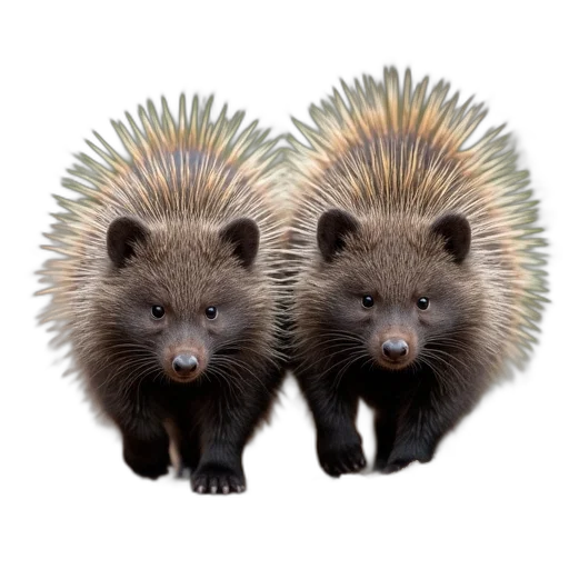 animal, hair, creature, 3d render transparent PNG cut-out
