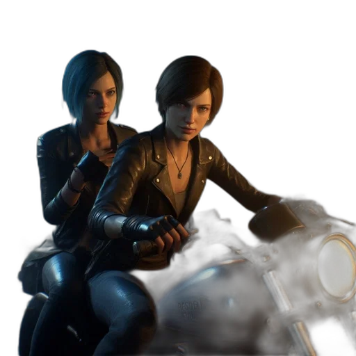 jacket, weapon, concept art, 3d render transparent PNG cut-out