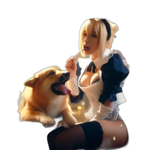 animal, creature, weapon, staff transparent PNG cut-out