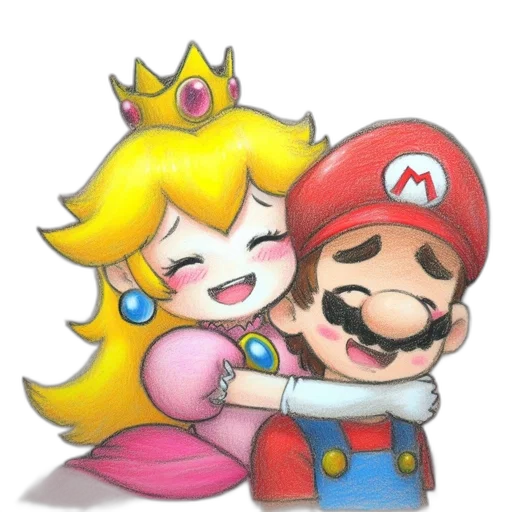 crown, dress, watercolor, pixel art transparent PNG cut-out