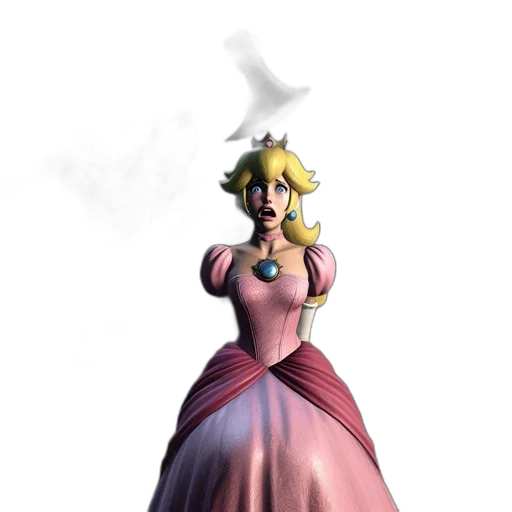 dress, crown, staff, weapon transparent PNG cut-out