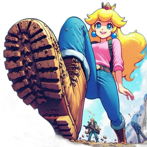 weapon, sword, shoes, crown transparent PNG cut-out