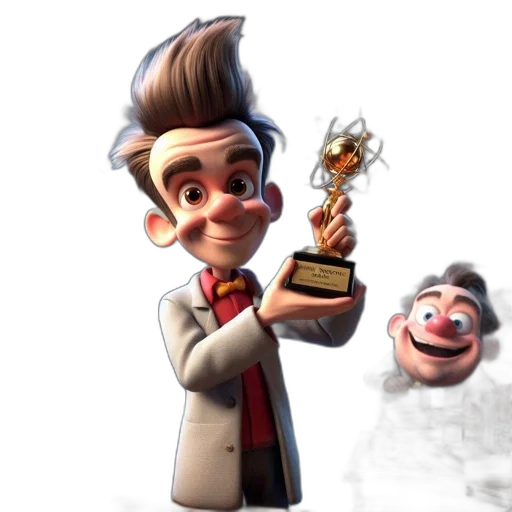 staff, concept art, cartoon, 3d render transparent PNG cut-out