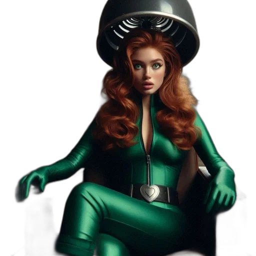 hat, crown, staff, comic book art transparent PNG cut-out