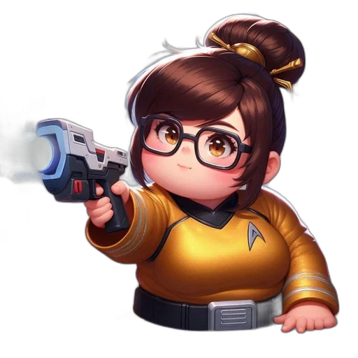 staff, weapon, robot, face transparent PNG cut-out