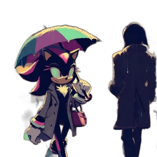 umbrella, jacket, mask, hat transparent PNG cut-out