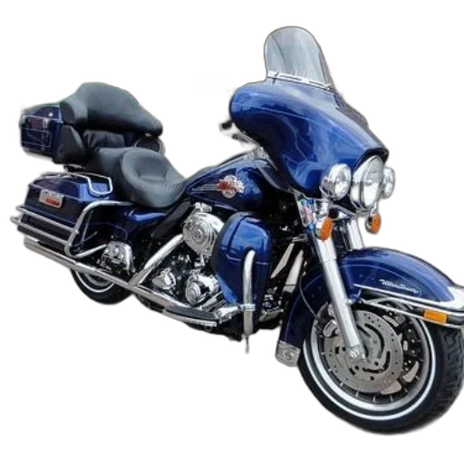 photorealistic, 3d render, blue, harley-davidson transparent PNG cut-out