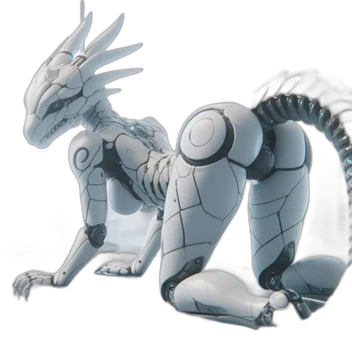dragon, robot, creature, animal transparent PNG cut-out